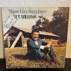 Tex Williams Vinyl LP Those Lazy Hazy Days Of Summer Autographed GS-1001